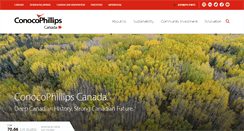 Desktop Screenshot of conocophillips.ca