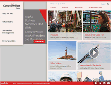 Tablet Screenshot of alaska.conocophillips.com